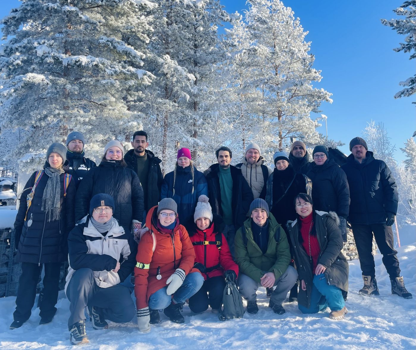 Group winter retreat at Villa Ihku